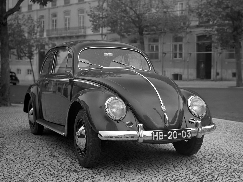 Volkswagen Kaefer (1200) 1 поколение, 2-й рестайлинг, хэтчбек 3 дв. (01.1954 - 08.1960)